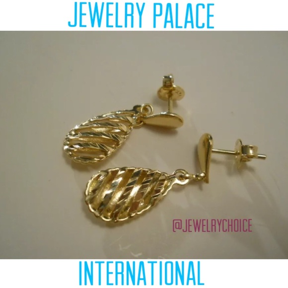 🆕14K Gold Filled Filigree Drop Dangle Earrngs. - Picture 9 of 9